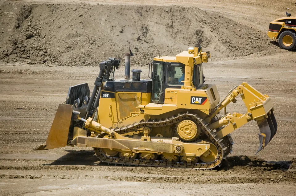 Bulldozer heavy machinery