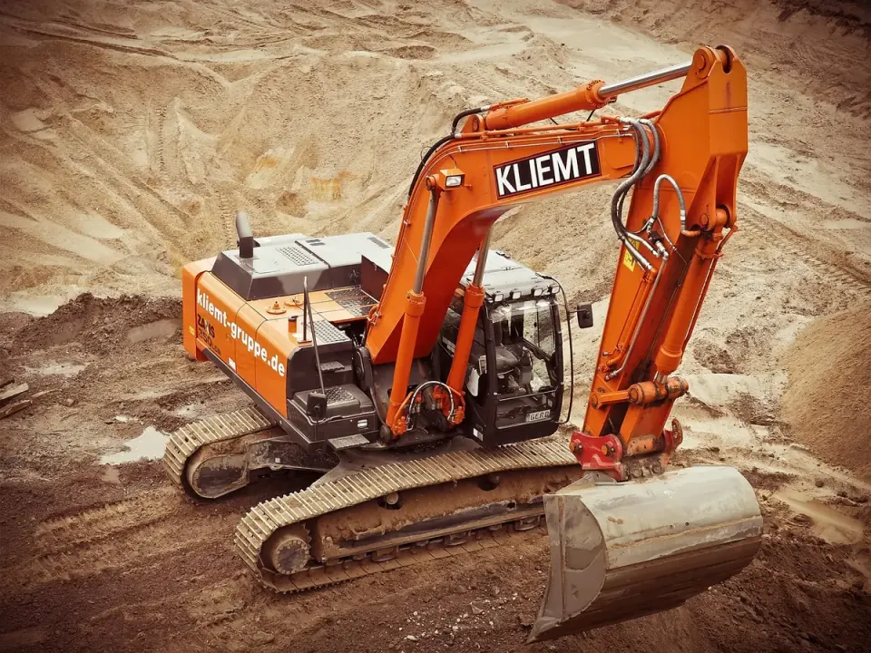 Excavator heavy machinery