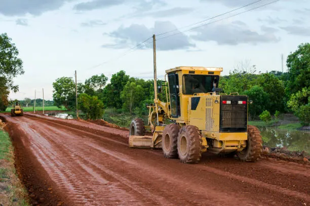 Grader heavy machinery