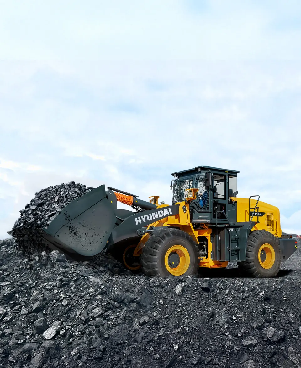Loader heavy machinery