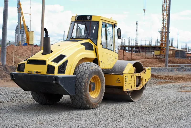 Roller heavy machinery